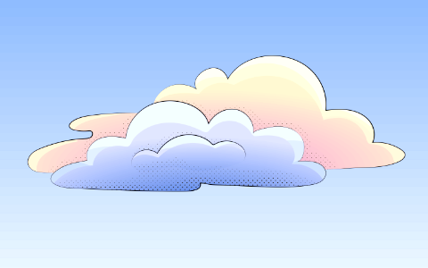 Cloud in the sky. Free illustration for personal and commercial use.