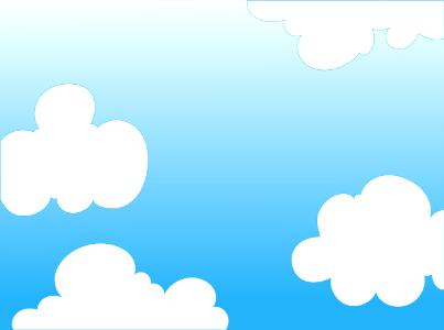 White clouds. Free illustration for personal and commercial use.