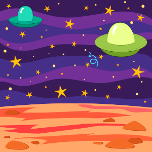Ufo. Free illustration for personal and commercial use.