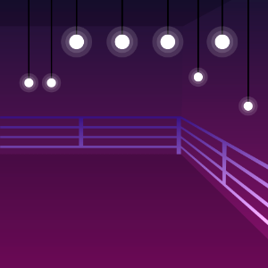 Boxing ring. Free illustration for personal and commercial use.