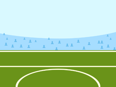 Football field. Free illustration for personal and commercial use.