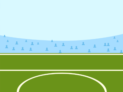 Football field. Free illustration for personal and commercial use.