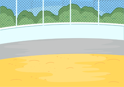 Softball place. Free illustration for personal and commercial use.