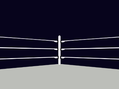 Wrestling ring. Free illustration for personal and commercial use.
