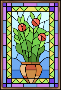 Flower vase. Free illustration for personal and commercial use.