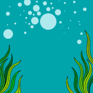 Underwater life. Free illustration for personal and commercial use.