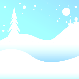 Polar landscape. Free illustration for personal and commercial use.