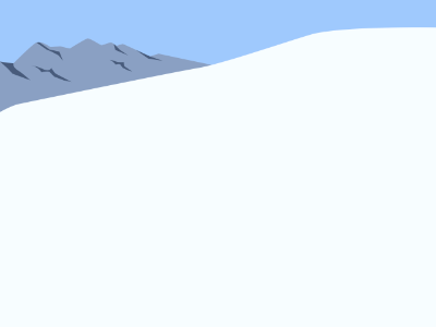 Ski slope. Free illustration for personal and commercial use.