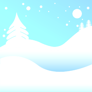 Winter landscape. Free illustration for personal and commercial use.