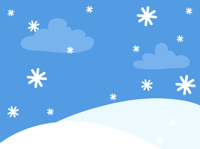 Winter snowfall. Free illustration for personal and commercial use.