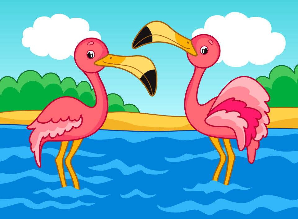 Flamingo - Free Stock Illustrations | Creazilla