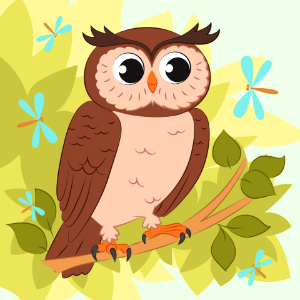 Owl. Free illustration for personal and commercial use.