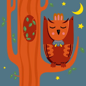 Owl. Free illustration for personal and commercial use.