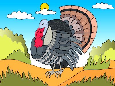 Turkey. Free illustration for personal and commercial use.