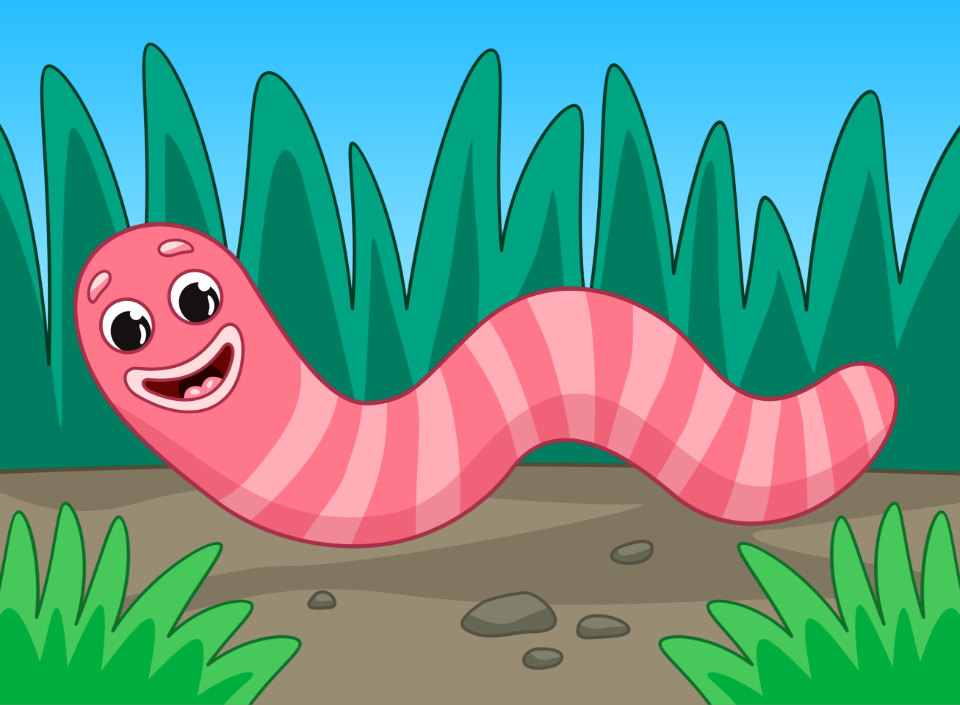 Worm. Free illustration for personal and commercial use.
