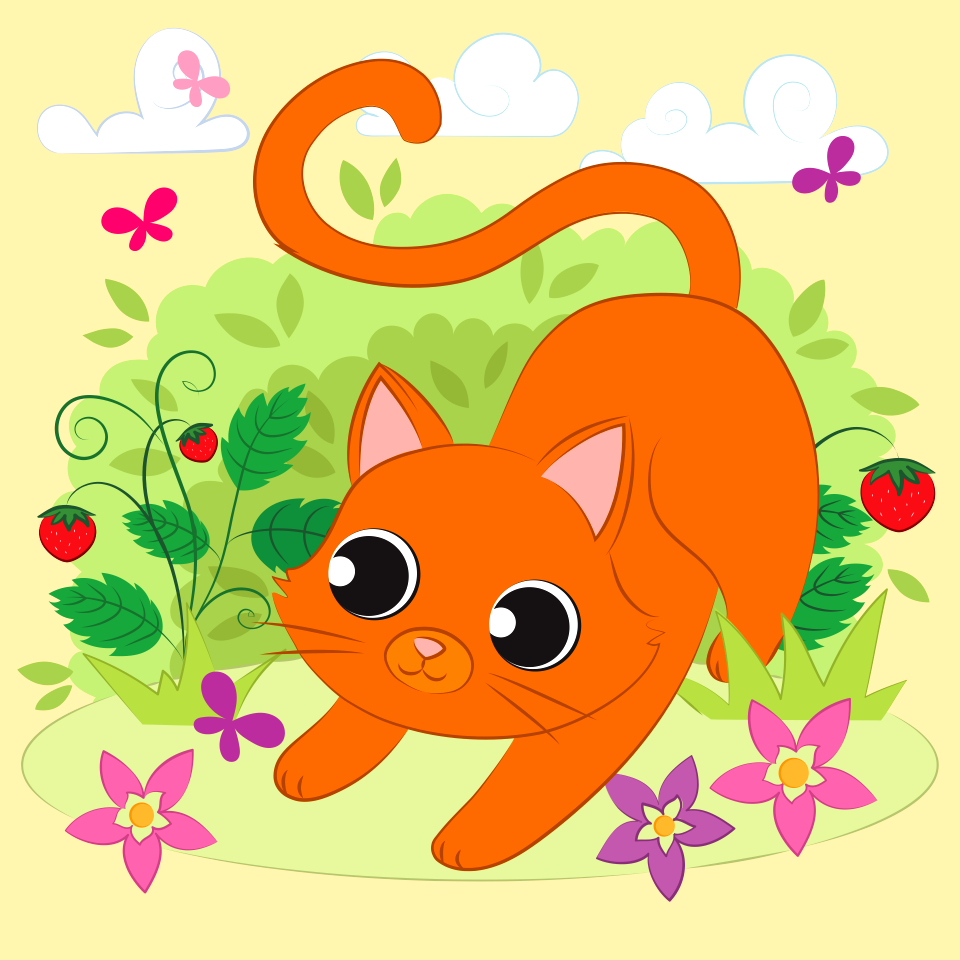 Kitten - Free Stock Illustrations | Creazilla