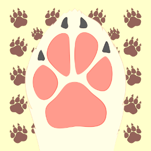 Dog paw. Free illustration for personal and commercial use.