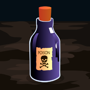 Poison Bottle Medicine Old. Free illustration for personal and commercial use.