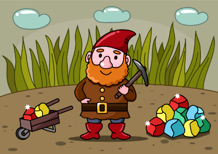 Gnome. Free illustration for personal and commercial use.