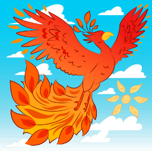 Phoenix. Free illustration for personal and commercial use.