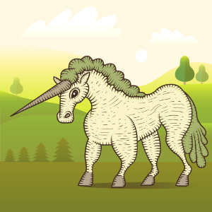 Unicorn. Free illustration for personal and commercial use.