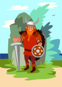 Viking. Free illustration for personal and commercial use.