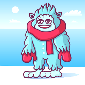 Yeti. Free illustration for personal and commercial use.