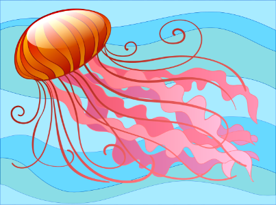 Jellyfish. Free illustration for personal and commercial use.