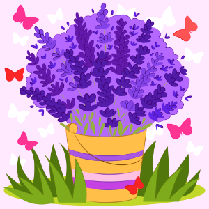 Lavender. Free illustration for personal and commercial use.