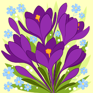 Spring flower. Free illustration for personal and commercial use.