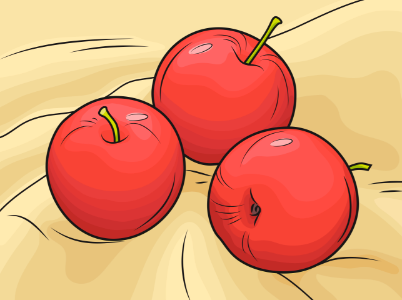 Apples. Free illustration for personal and commercial use.