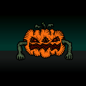 Jack-o-lantern color. Free illustration for personal and commercial use.