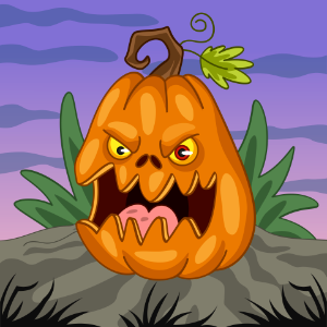 Jack-o-lantern. Free illustration for personal and commercial use.