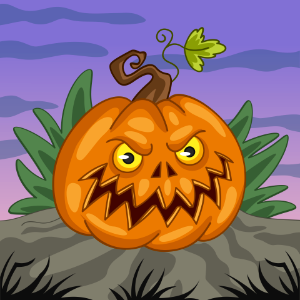 Jack-o-lantern. Free illustration for personal and commercial use.