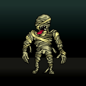 Mummy night. Free illustration for personal and commercial use.