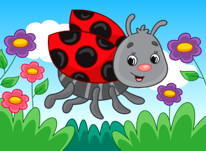 Ladybug. Free illustration for personal and commercial use.