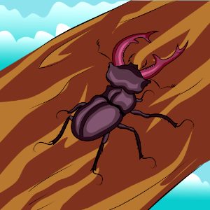 Stag Beetle Vector. Free illustration for personal and commercial use.
