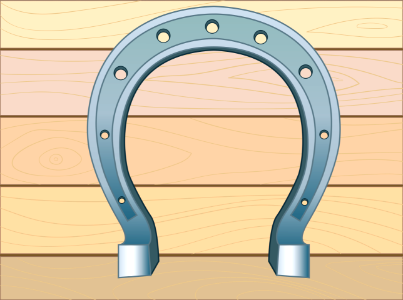 Horseshoe. Free illustration for personal and commercial use.