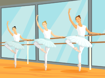 Ballet. Free illustration for personal and commercial use.