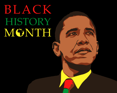 Black history month color. Free illustration for personal and commercial use.
