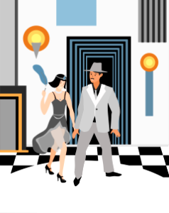 Roaring 20s. Free illustration for personal and commercial use.
