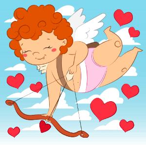 Cupid. Free illustration for personal and commercial use.