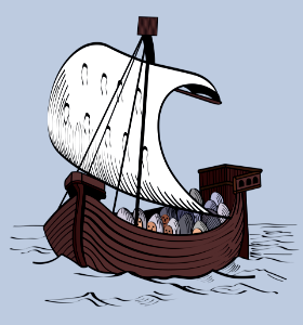 Sailing Ship. Free illustration for personal and commercial use.