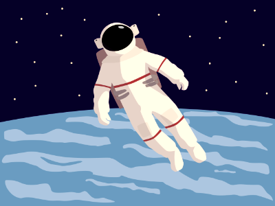 Astronaut. Free illustration for personal and commercial use.