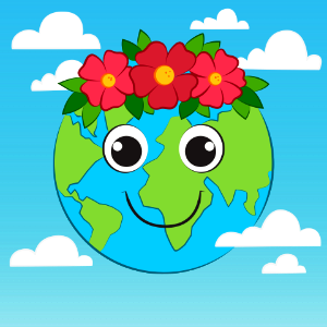 Earth day. Free illustration for personal and commercial use.