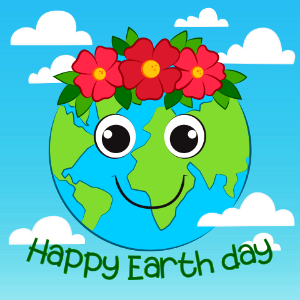 Earth day. Free illustration for personal and commercial use.
