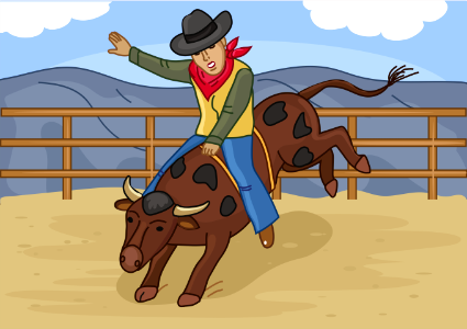 Rodeo. Free illustration for personal and commercial use.