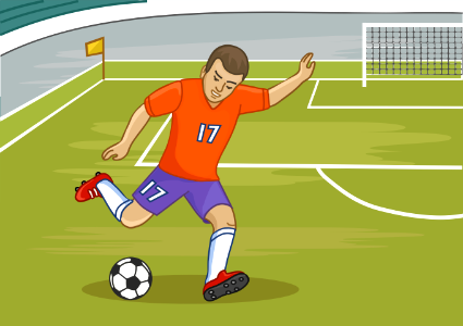 Soccer. Free illustration for personal and commercial use.