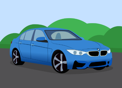BMW m. Free illustration for personal and commercial use.