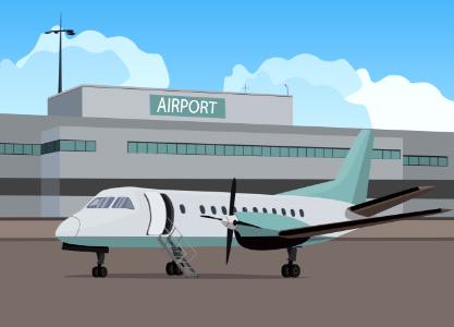 Airport. Free illustration for personal and commercial use.